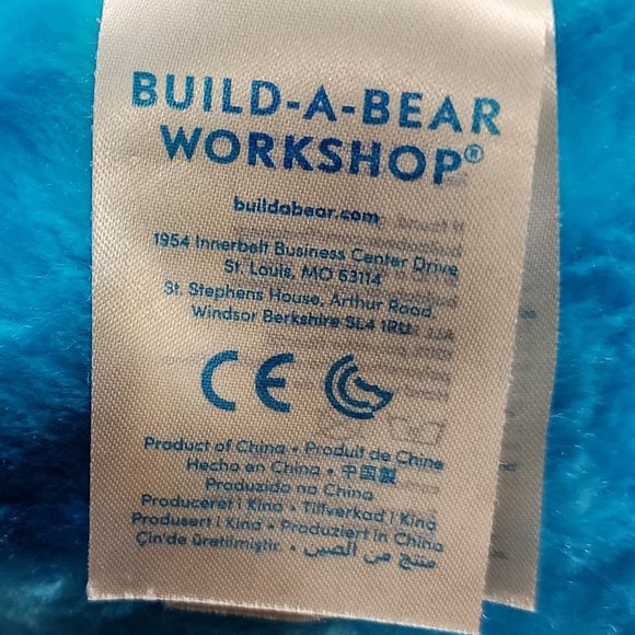 Disney Pixar Build A Bear Workshop Blue Ocean Waves FINDING DORY 17" Plush Bear - Picture 4 of 6